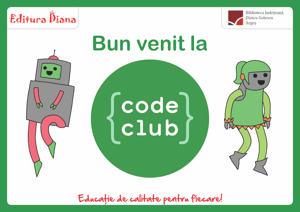 Clubul Code la Biblioteca Județeană „Dinicu Golescu” Argeș