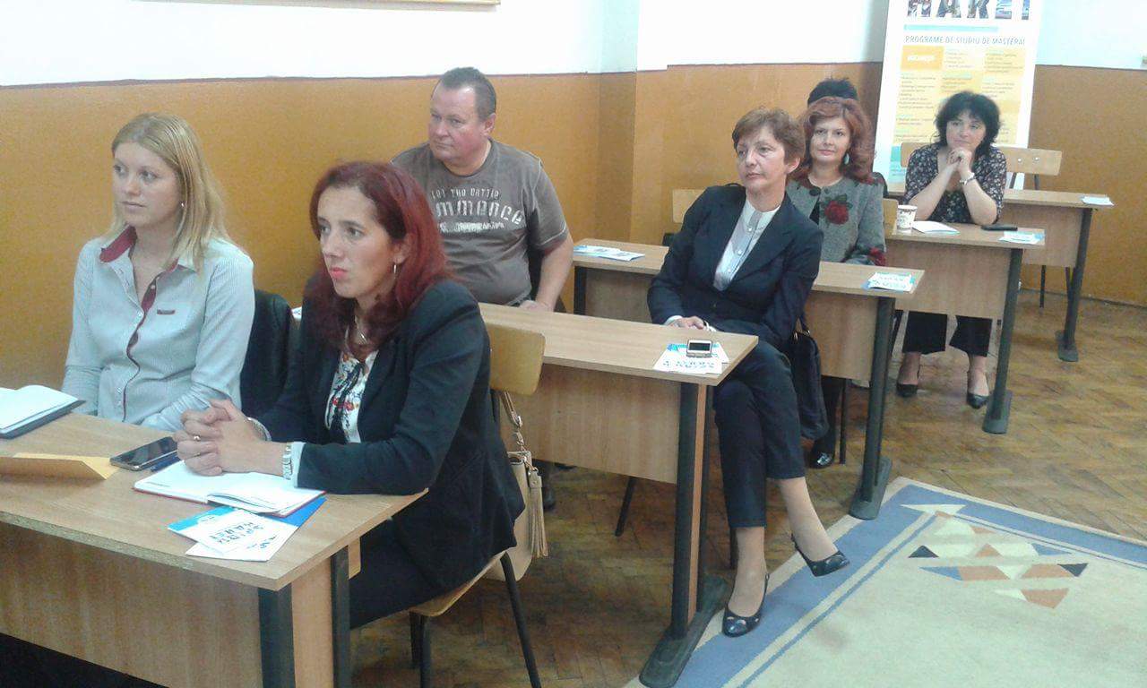 Oamenii de afaceri au primit informații despre studenții de la Spiru Haret