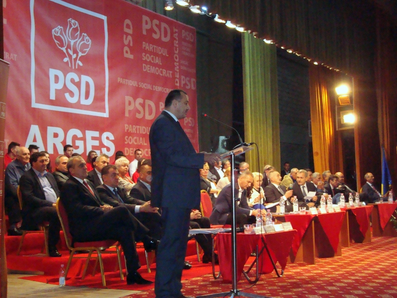Pesediştii câmpulungeni l-au susţinut pe Şerban Valeca la şefia PSD Argeş!