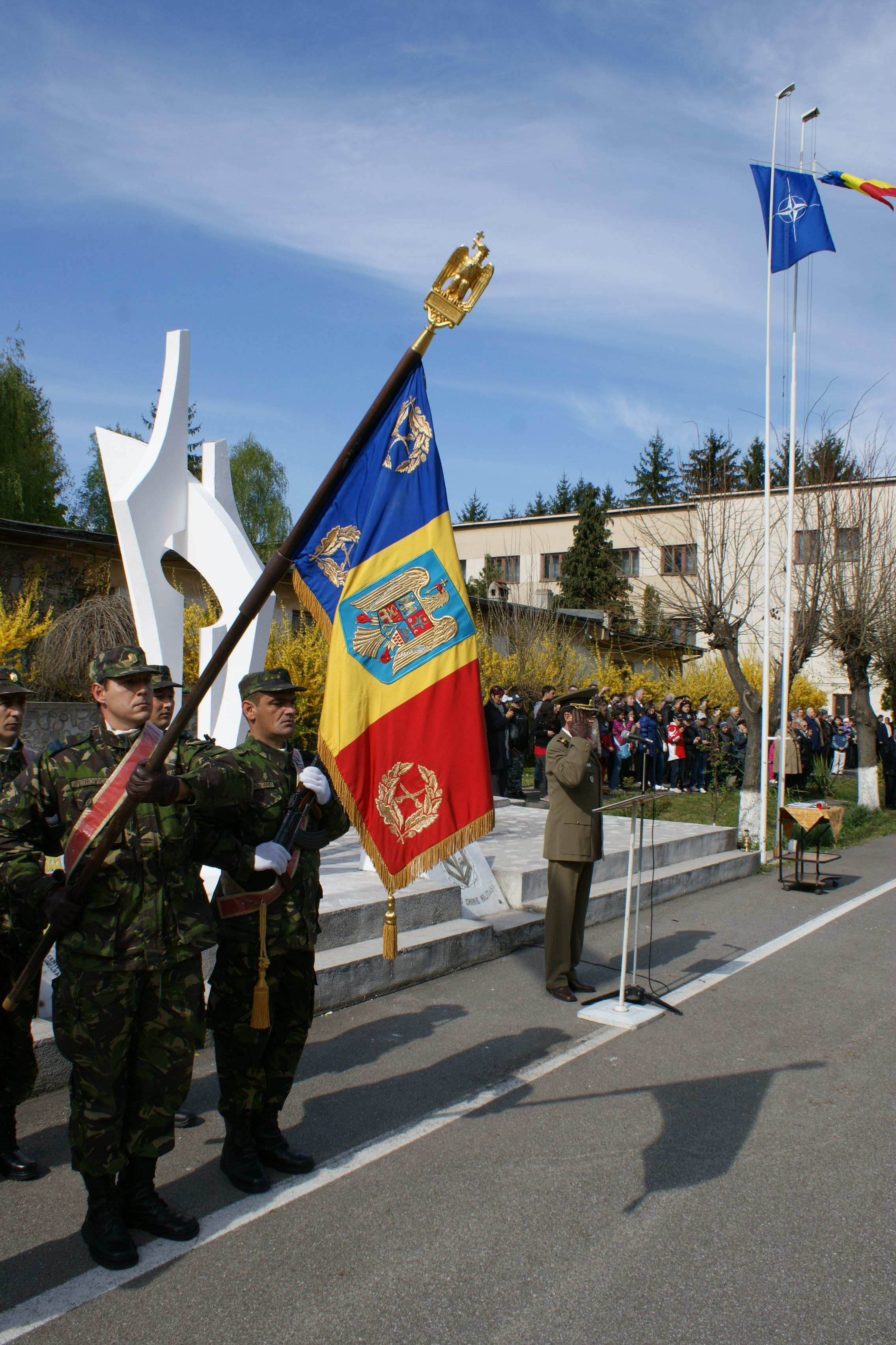 Ceremonie de depunere a Jurământului Militar în Baza de Instruire pentru Apărare CBRN „Muscel”
