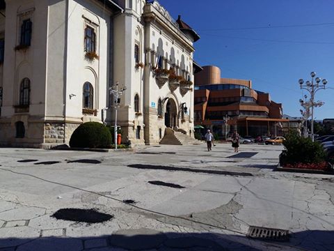 Centrul orașului a devenit dalmațian!