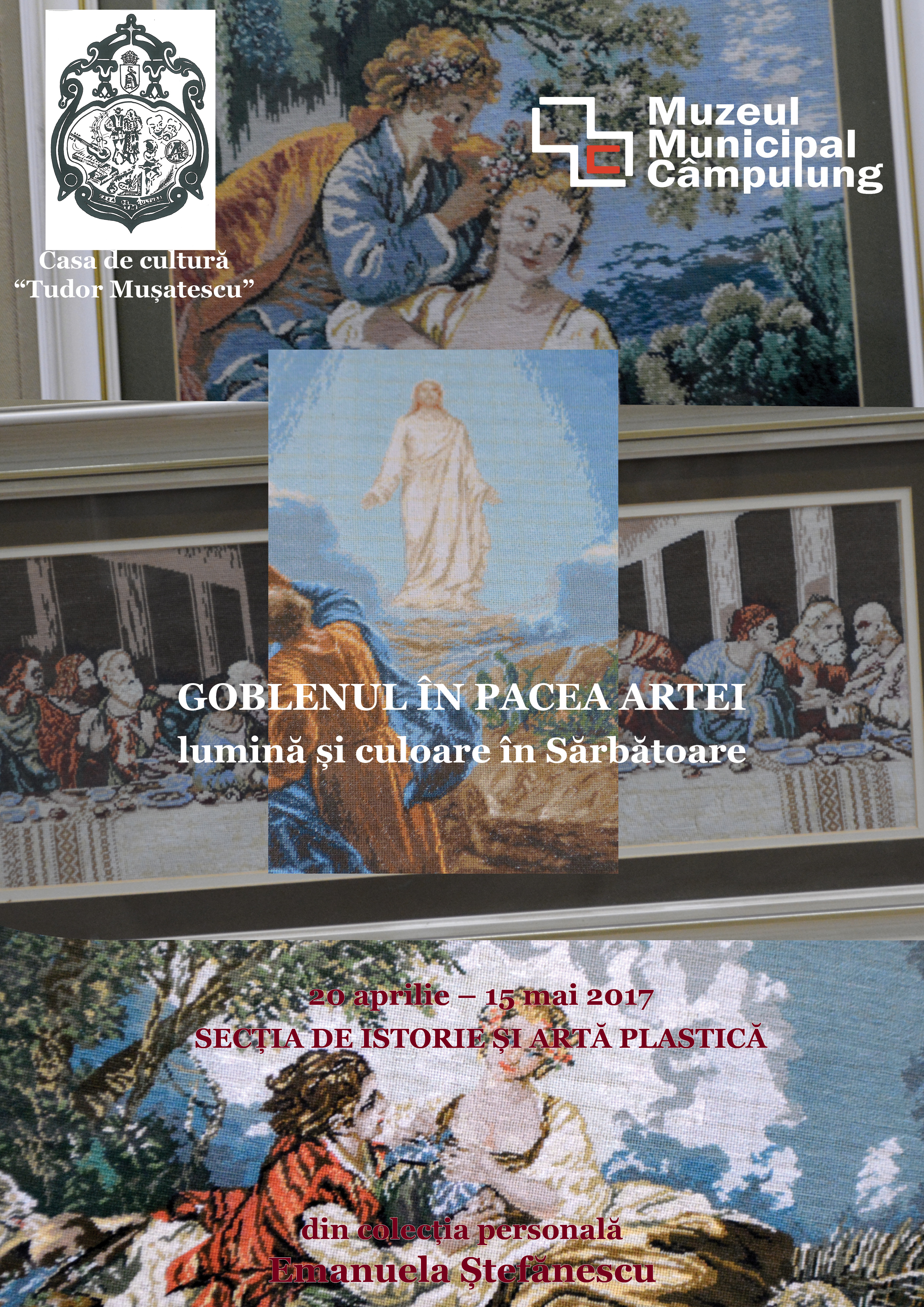 Expoziție dedicată artei goblenului în Cîmpulung!
