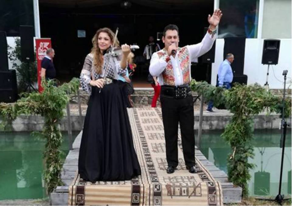 Doinița și Ionuț Dolănescu la zilele orașului Mioveni