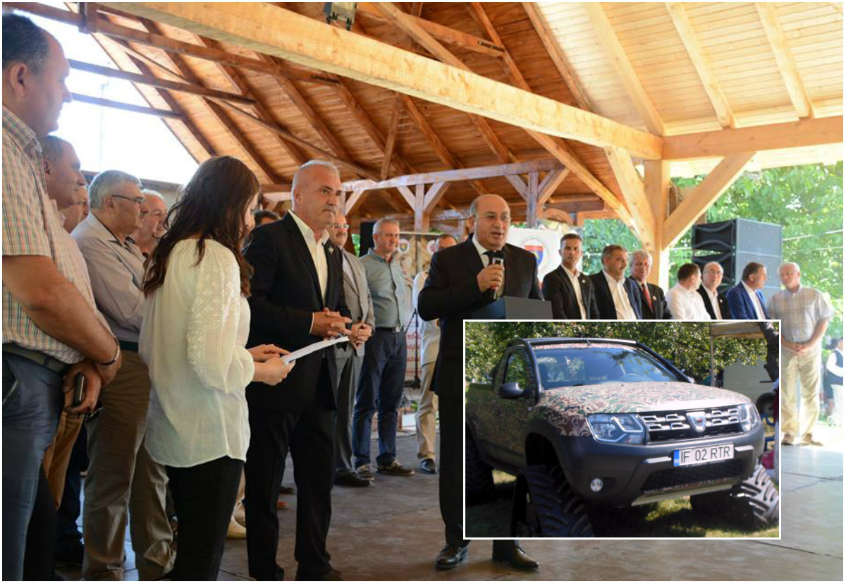 Dacia Duster cu ŞENILE pentru Salvamont Argeş, marca Romturingia!