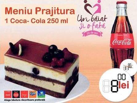Îţi plac prăjiturile şi Coca Cola? Cineva s-a gândit la tine!