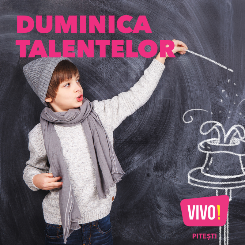 Duminica este dedicată copiilor la VIVO! Pitești