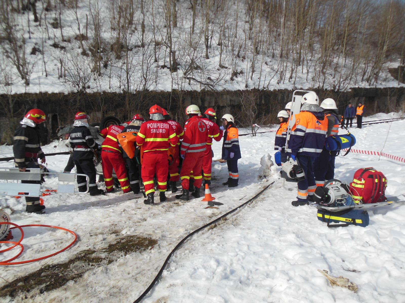 VIDEO: Imagini de groază… 50 de persoane implicate!