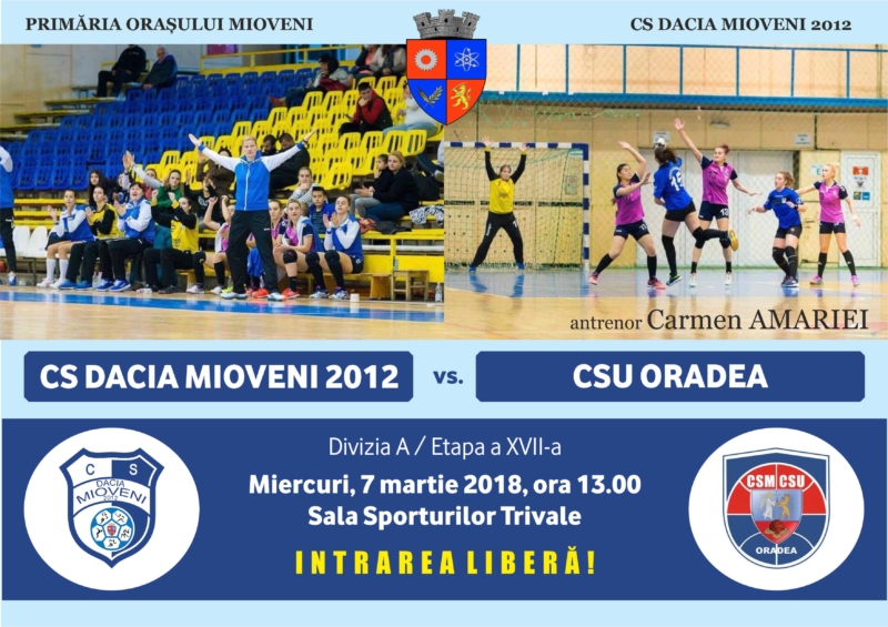 Handbalistele din Mioveni în competiţie la Oradea