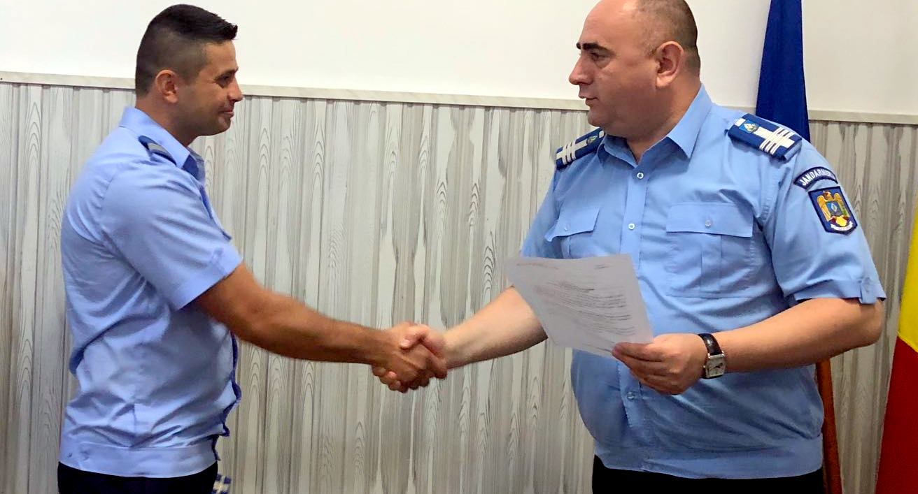 Șeful jandarmilor din Muscel, avansat în grad!