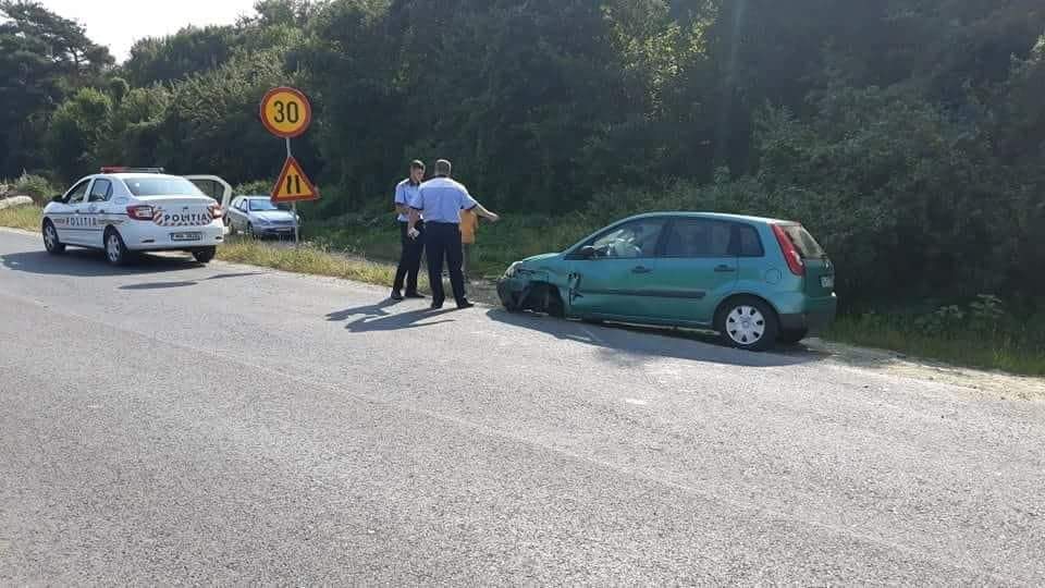 Ghinion la primele ore ale dimineții pentru o șoferiță pe DN 73