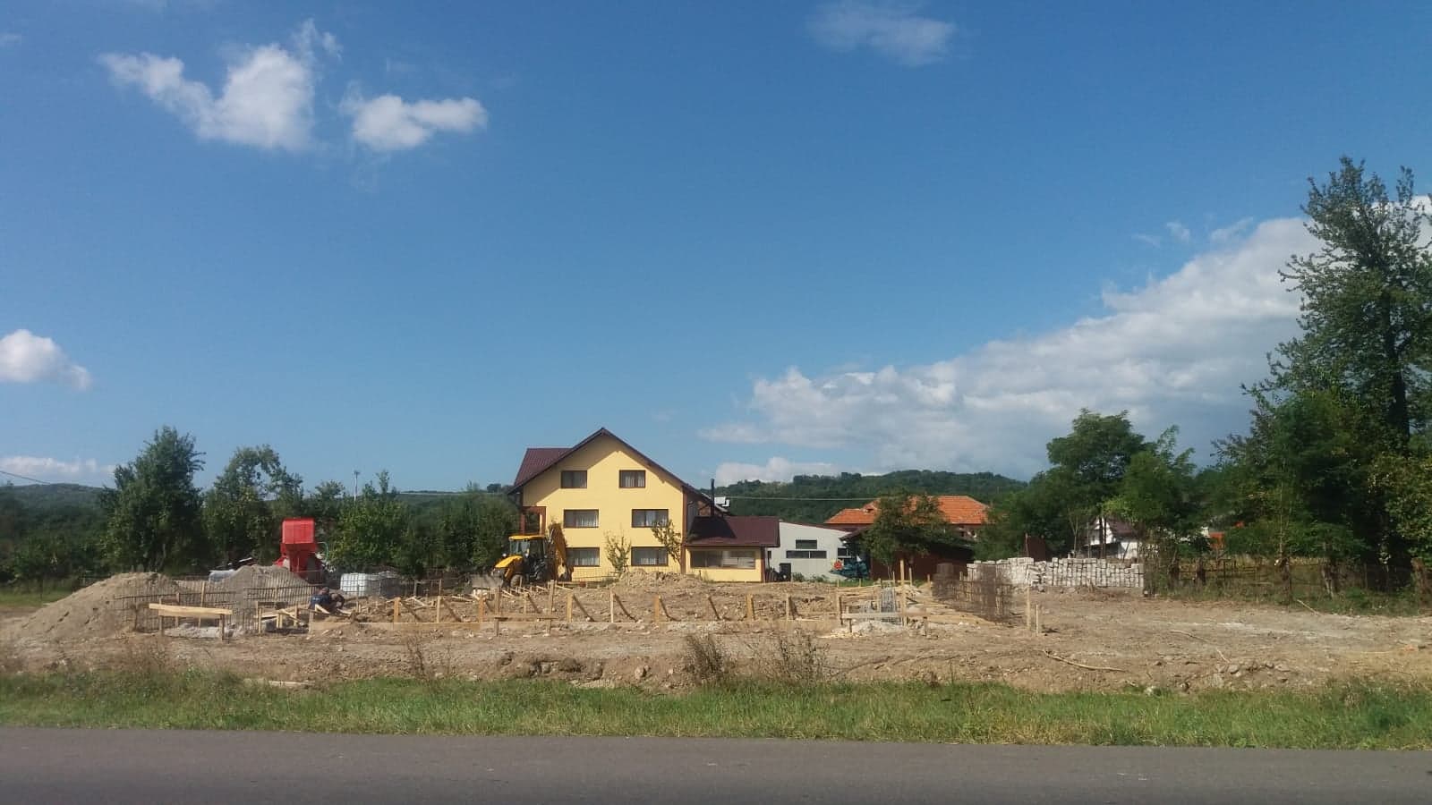Magazinul rural Profi din Schitu Golești se construiește de la zero