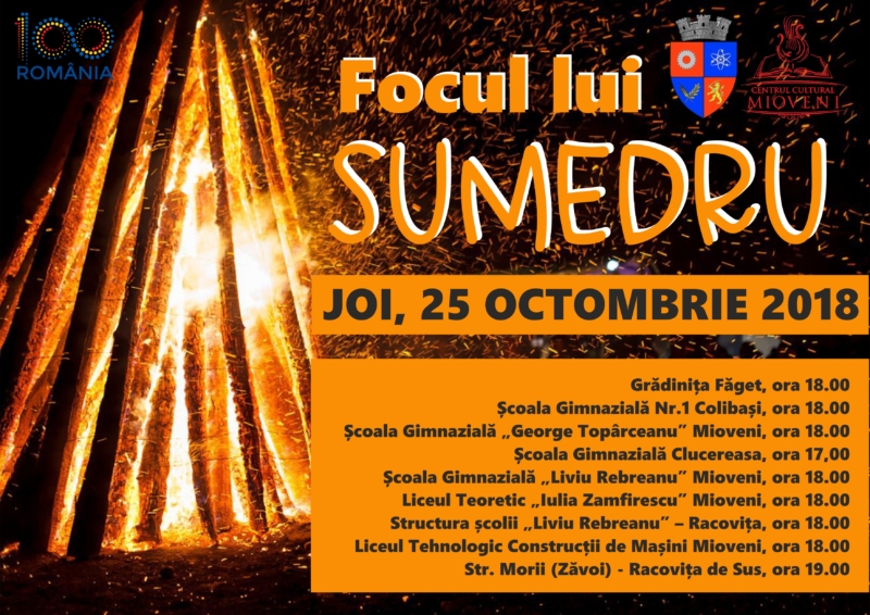 Tradiție: „Focul lui Sumedru” la Mioveni!