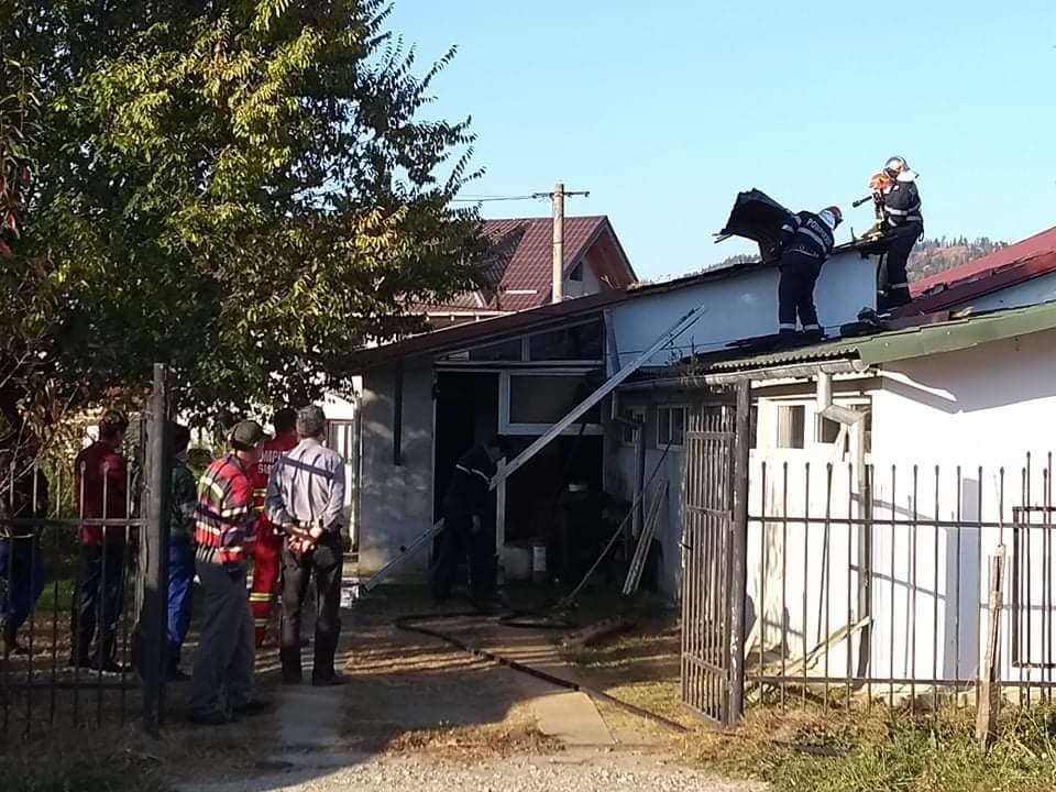Incendiu în această seară la o societate din Câmpulung!