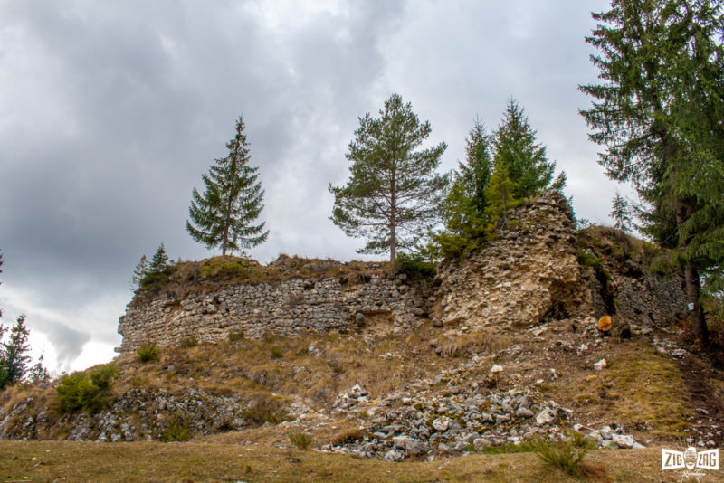Drumul ce lega Câmpulungul de Brașov trecea pe sub cetatea Oratiei