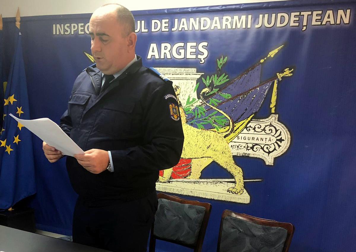 Mai mulți jandarmi argeșeni au fost avansați în grad!