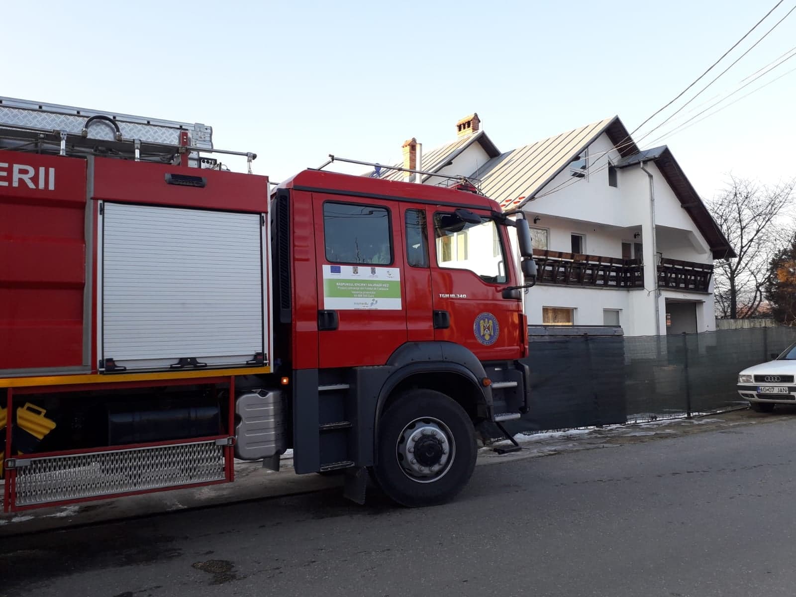 Incendiu în subsolul unui imobil din Câmpulung!