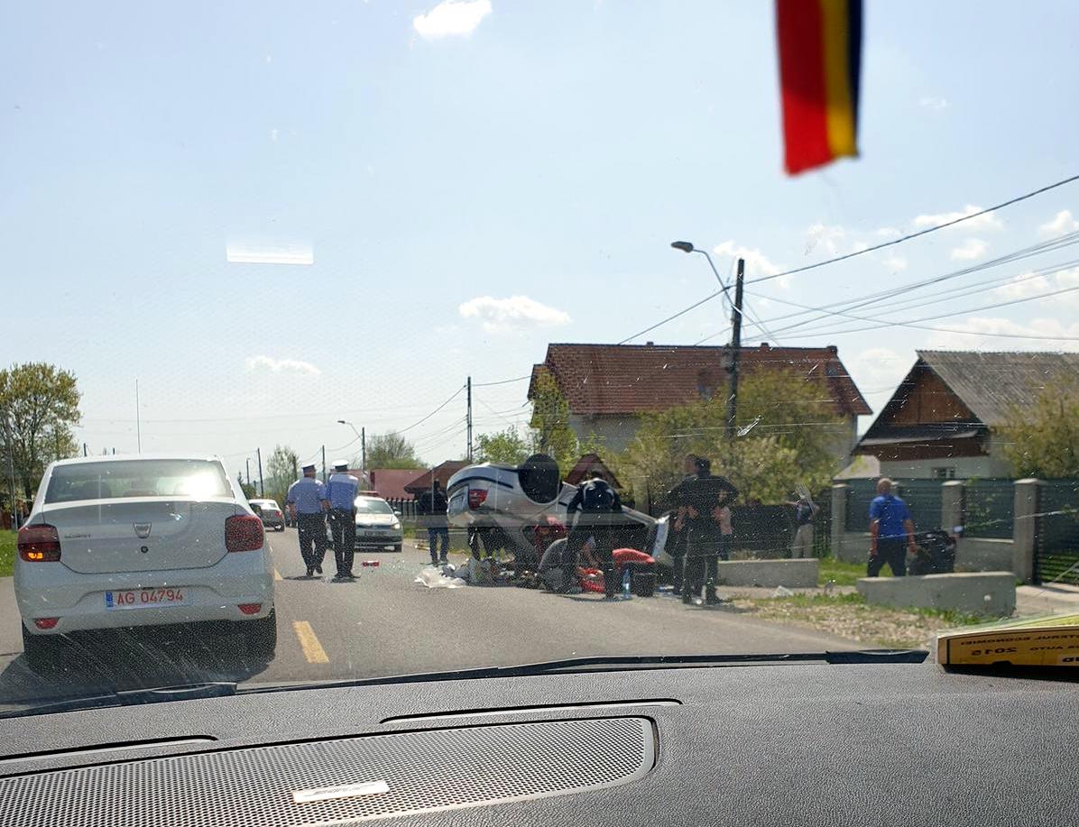 ACUM! Accident grav la Stâlpeni!