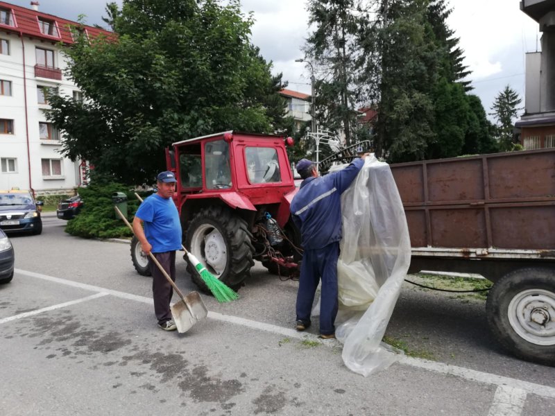 A început campania de cosmetizare, înainte de zilele orașului!