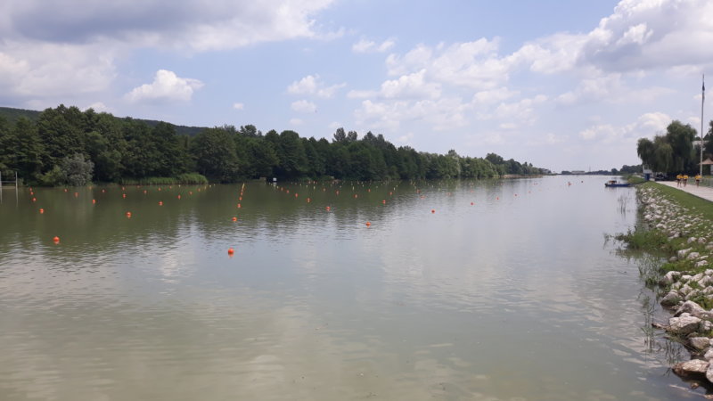Acumularea Bascov pregătită pentru competiția de kaiac – canoe