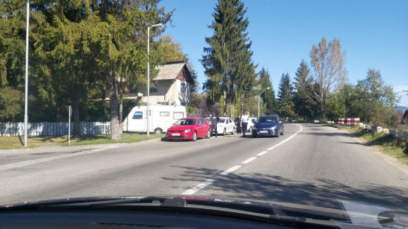 Accident la intrarea în municipiul Câmpulung!