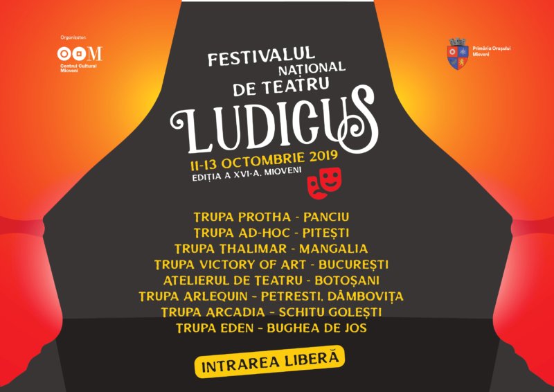Începe Festivalul Național de Teatru pentru Tineri LUDICUS!