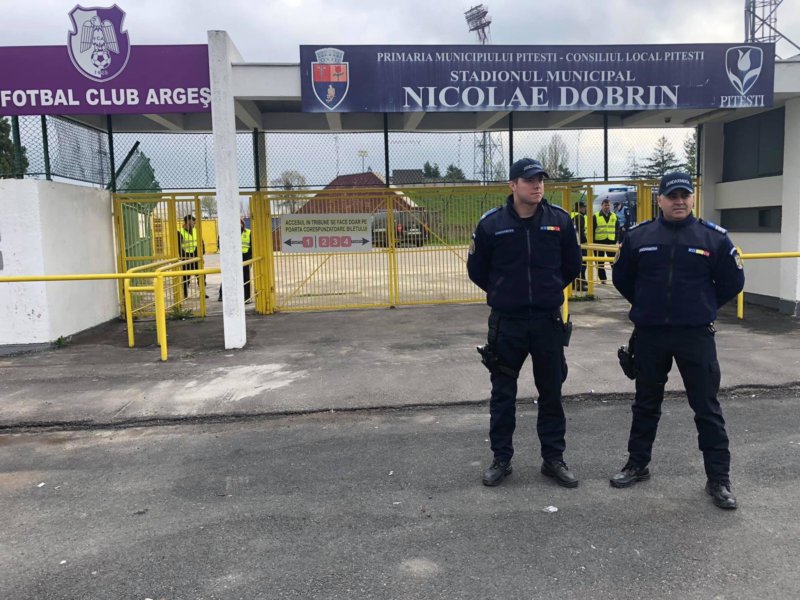 Măsuri de ordine publică la meciul de fotbal F.C. Argeș –F.C. Petrolul Ploiești