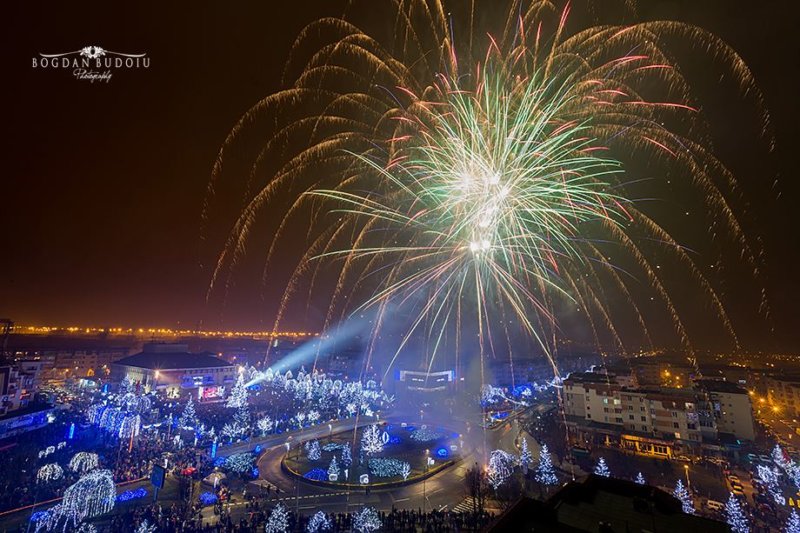 Artificii şi distracţie de Revelion la Mioveni!