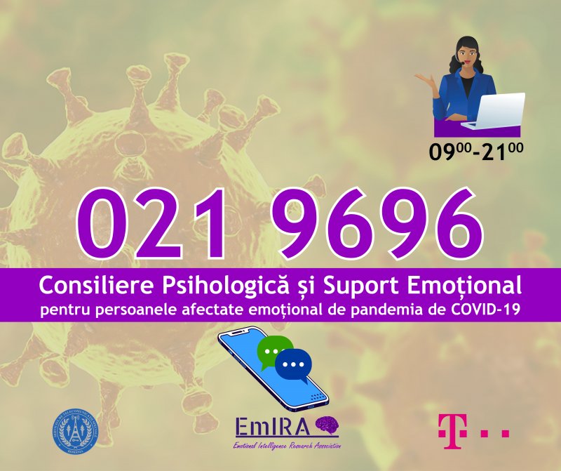021.9696 – Linie telefonică de asistență psihologică