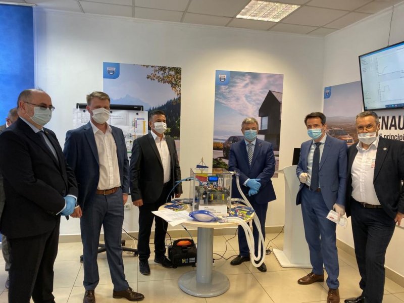 A fost prezentat noul model de ventilator pentru spitalele Covid