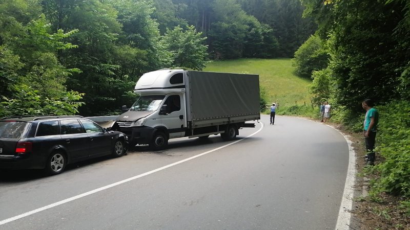 Acum, accident rutier pe DN 73!