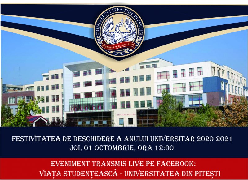 Deschiderea anului universitar se face în contextul pandemiei!