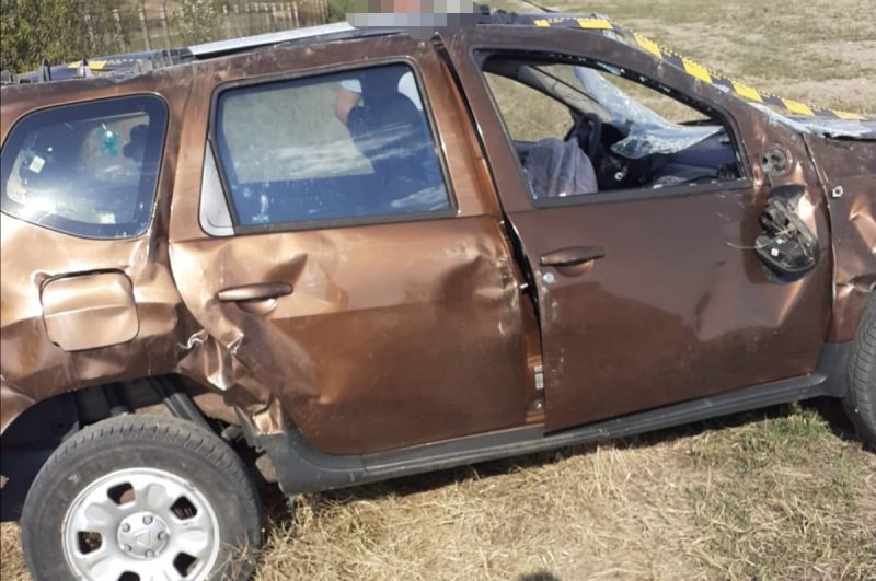 S-a răsturnat cu Dusterul în șanț