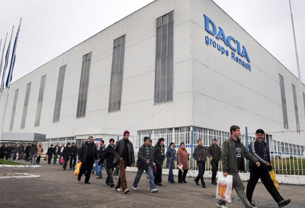 Producția la Dacia oprită pe perioadă nedeterminată