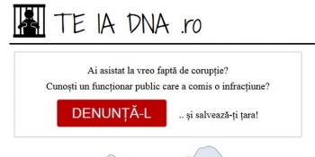 Vrei să-l ia DNA-ul? Fă-i un denunţ cu un simplu clik – un site de vânat corupţi!
