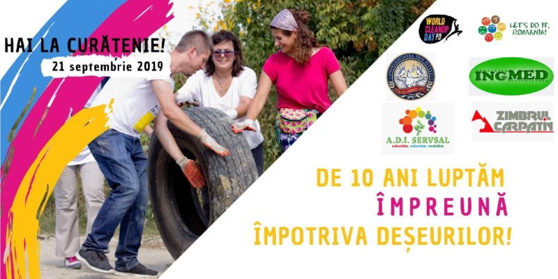 21 septembrie: Hai la curățenie! De 10 ani luptăm împreună împotriva deșeurilor….