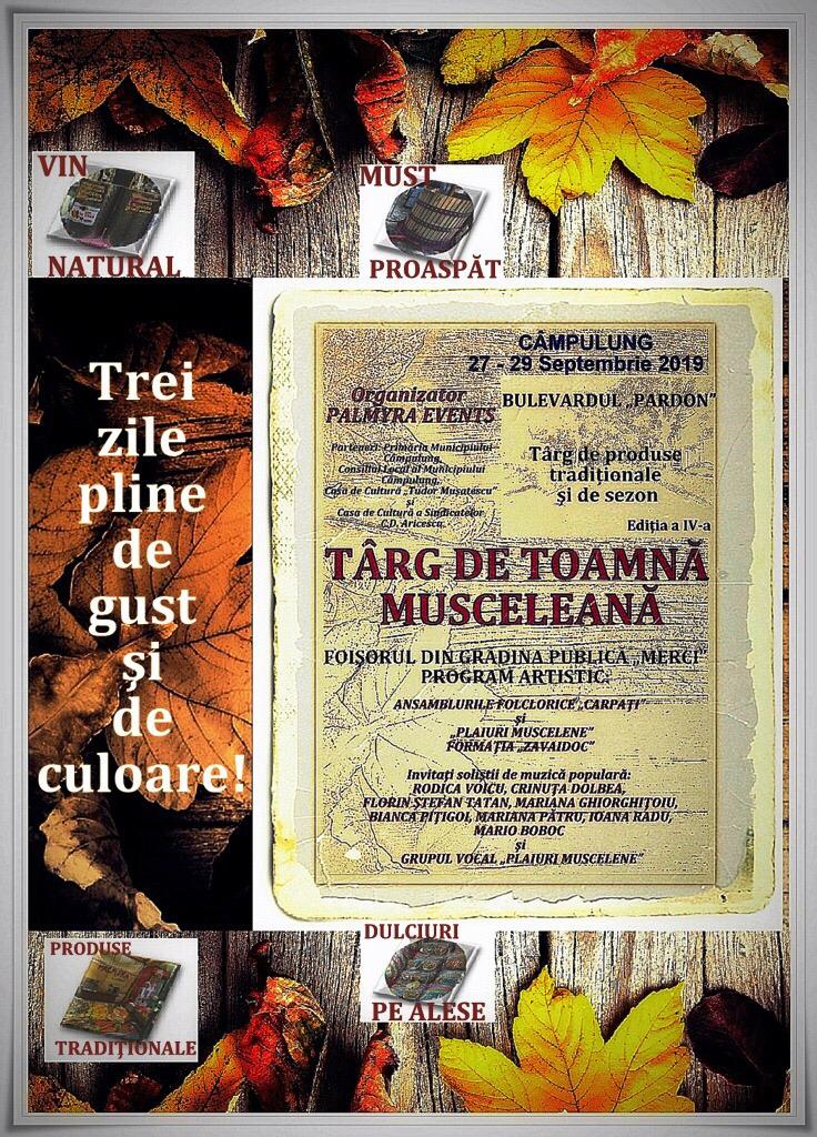 Târg de Toamnă la Câmpulung. Ce aduce nou?
