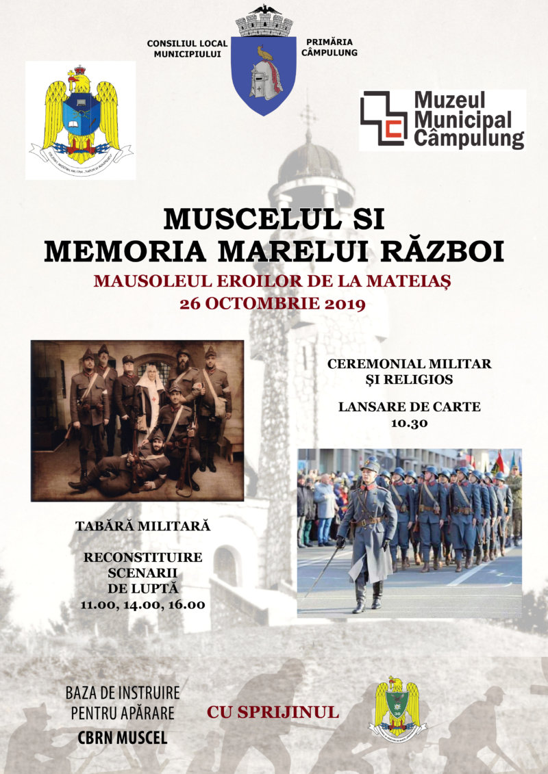 Mausoleul Eroilor de la Mateiaș: „MUSCELUL ȘI MEMORIA MARELUI RĂZBOI“