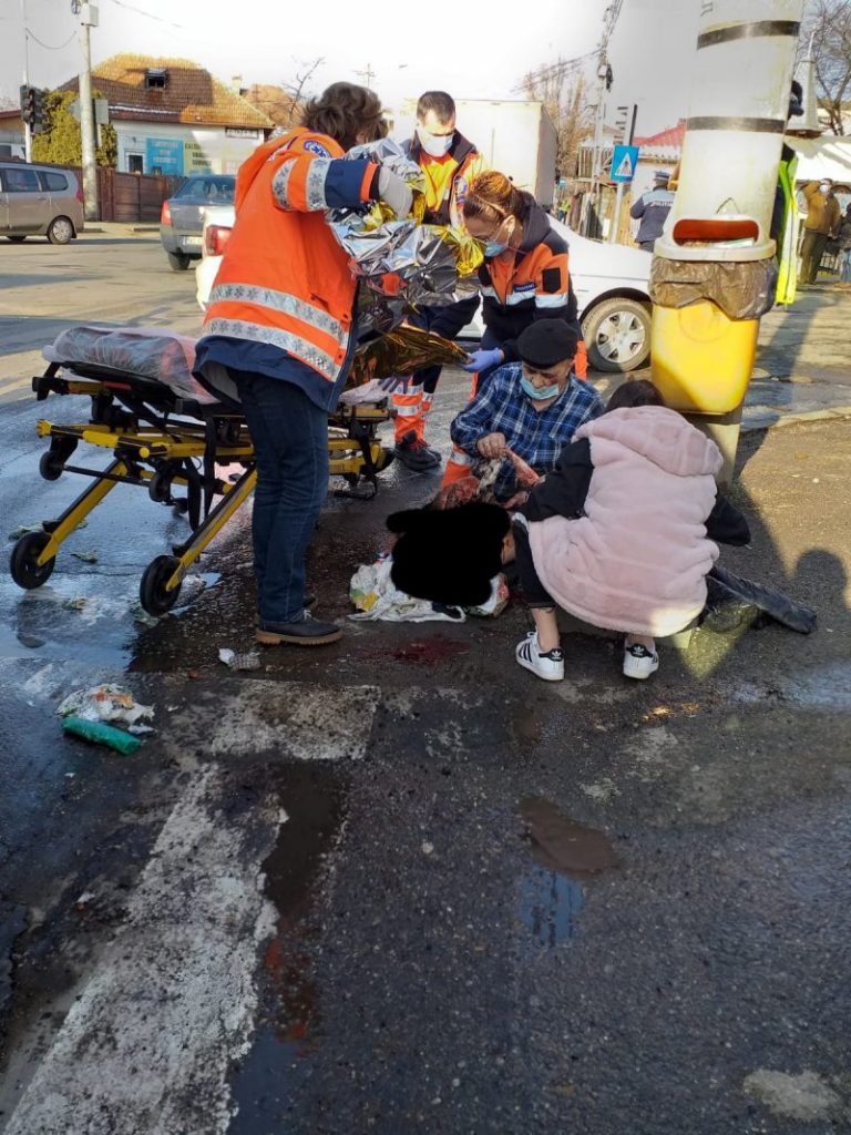 Bărbatul accidentat de autocamion, a decedat!