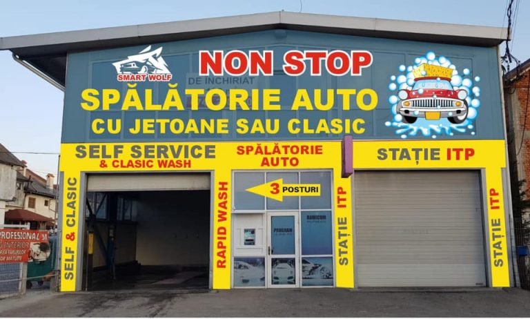 S-a deschis o spălătorie auto cu program non-stop, mai sus de Kaufland! VIDEO