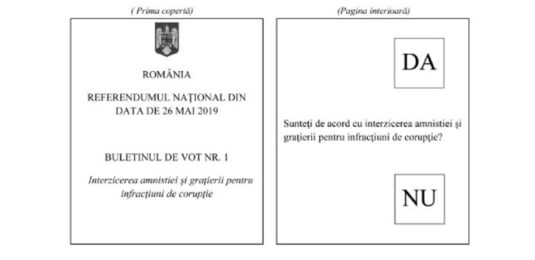 buletin vot referendum justitie - intrebarea 1