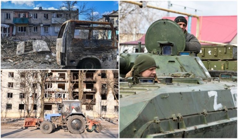 Marş pentru Ucraina, în București. 145 de pantofiori așezați în Piața Universității, în memoria celor 145 de copii uciși în războiul din Ucraina