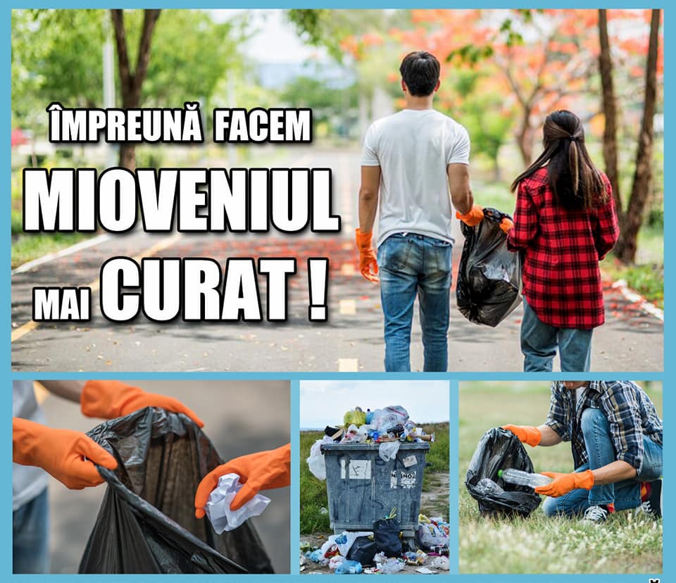 Amplă campanie de ecologizare la Mioveni! Se implică şi şcolile din oraş!