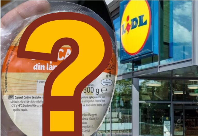 Ce conține, de fapt, cașcavalul din lapte de vacă Pilos care se vinde la Lidl, în România