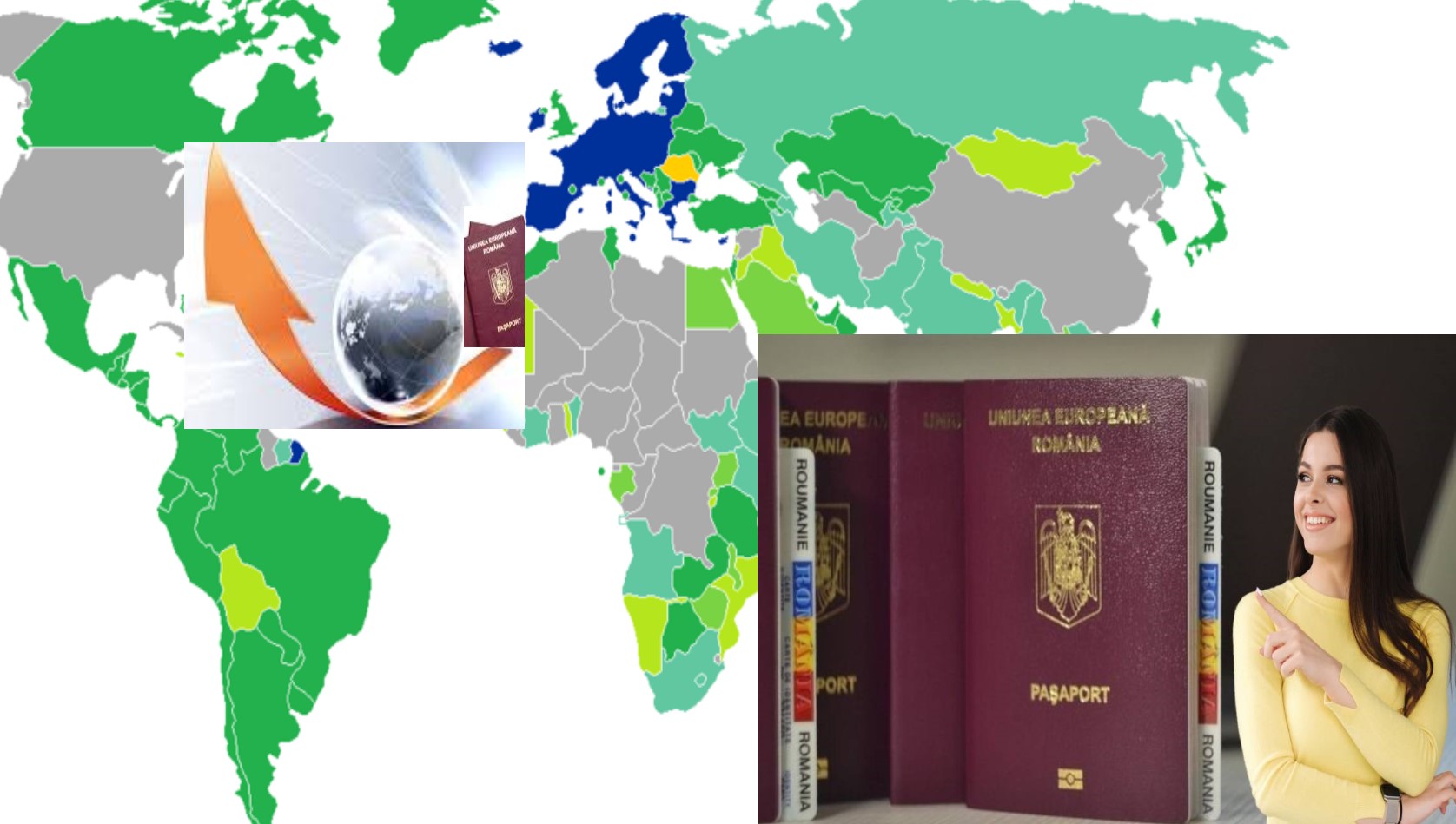 În câte țări poți călători fără viză în 2024, cu pașaportul românesc