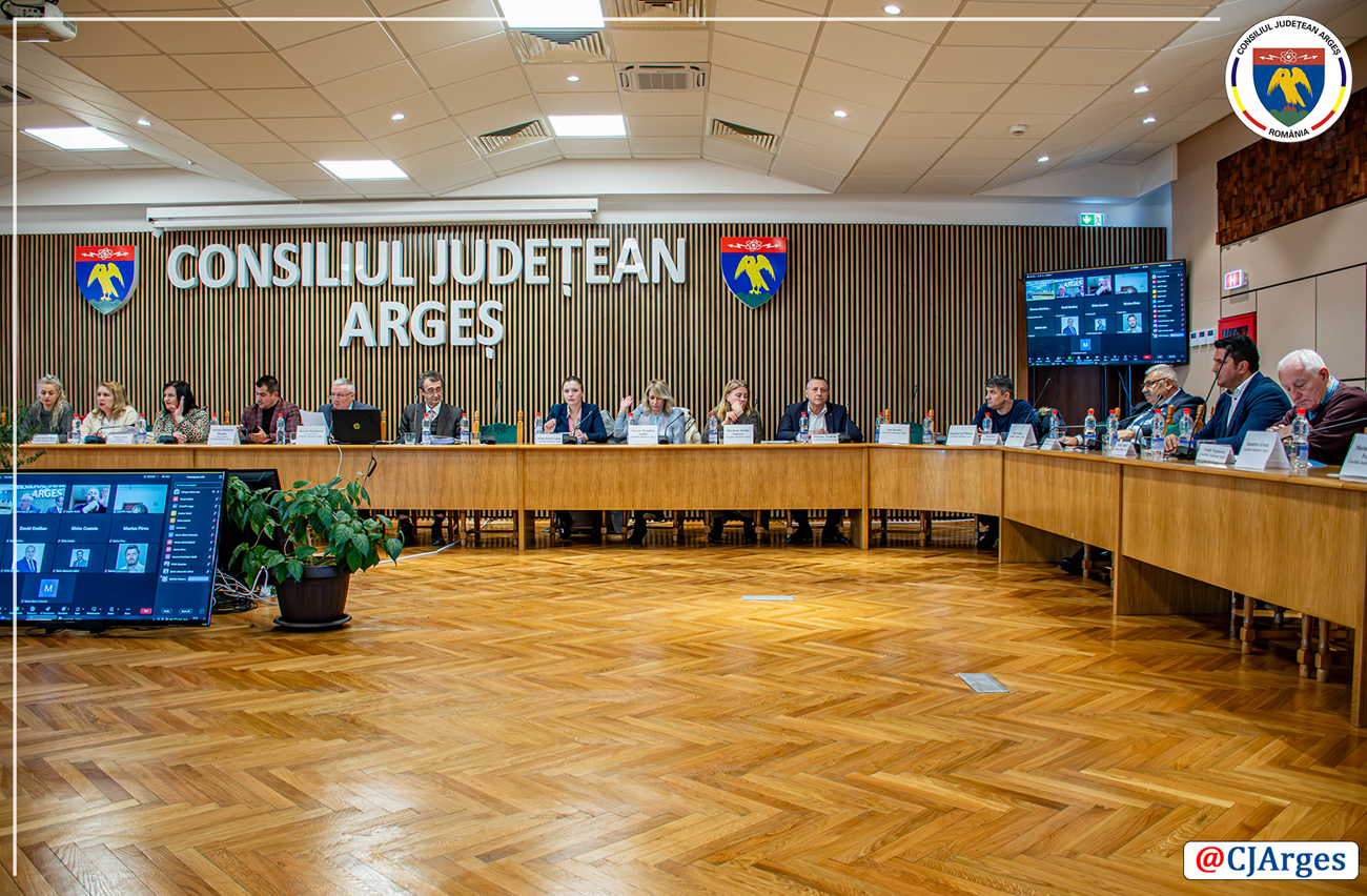 Argeș: Prima ședință a Consiliului Județean în sediul reabilitat!