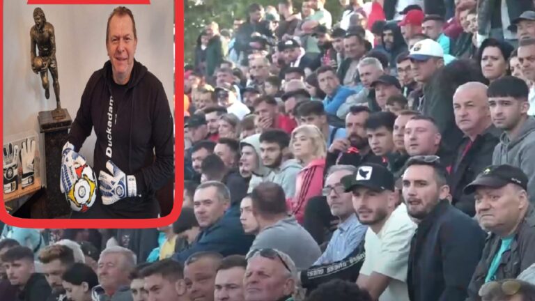 Nebunieee și palpitații la maxim pe stadionul din Câmpulung. Helmut Duckadam printre suporteri