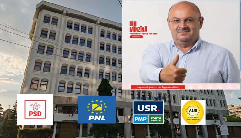 Ion Mînzînă va rămâne șeful județului Argeș, încă 4 ani! Cine sunt noii consilieri județeni