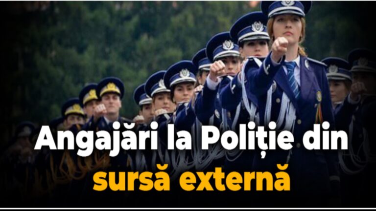 Angajări la Inspectoratul de Poliție din Argeș. Zeci de posturi vacante. Se caută polițiști fără experiență