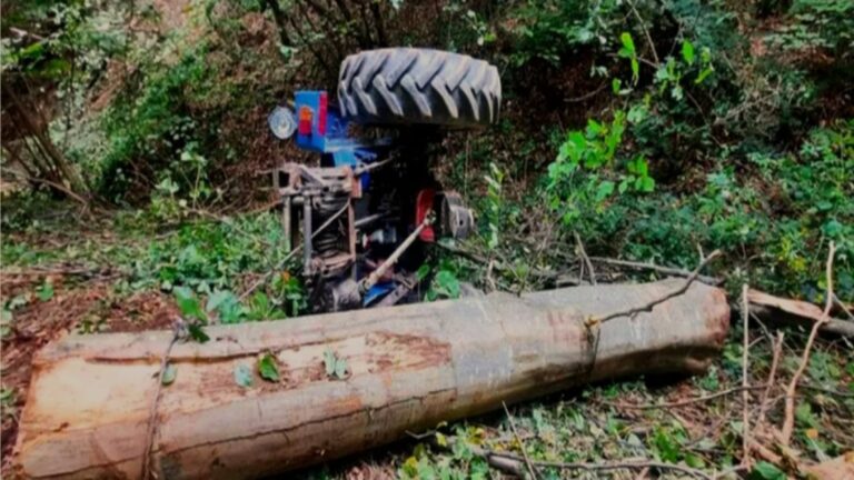 Tragedie în pădure. Tractorul i-a venit de hac. Mijlocul de transport care îl ajuta să facă bani, l-a băgat în groapă!